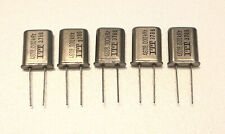 5 Stk. Quarz 4,608 MHz 4608,000 kHz HC18-U Quartz lose NOS ("X20")