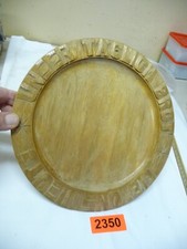 2350.      Alter  Holzteller Deko Wandteller  geschnitzt