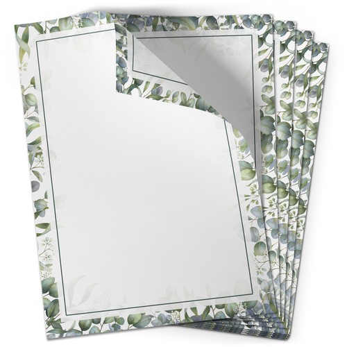 Blatt briefpapier mit - blatt, a4