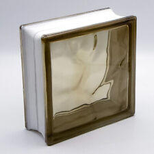 Basic Glasbaustein Wolke bronze, 19 x 19 x 8 cm - 6 Stück