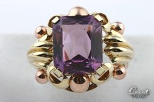 Amethyst Ring 585 er 14k Gelb