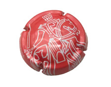 Champagner Kapsel Deckel Taittinger creme Rot