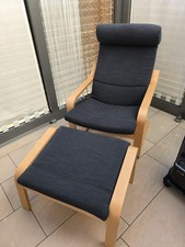 IKEA POÄNG Hillared Polsterkissen für Sessel und Hocker anthrazit - neuwertig!!