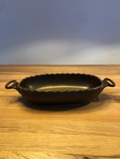 Friesland Melita  Auflaufform Backform Serie Katengeschirr Braun