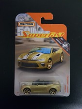 Matchbox Superfast '16 Chevy Camaro Convertible gold auf Longcard OVP