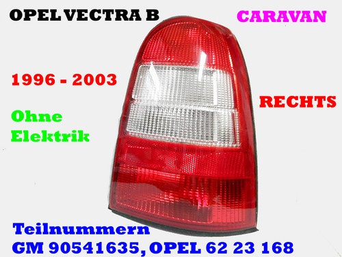 Opel vectra rechts - b,