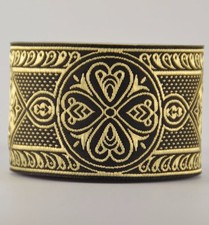 10m Borte 50MM Breit 50600 Schwarz-Gold Mittelalter Borten Larp 1,149€/m