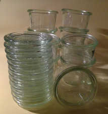 11 St. Weck Mini Einmachgläser + 12 St. Glasdeckel -wie neu-