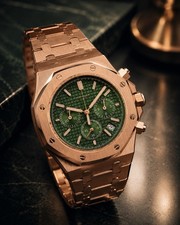Rose Gold Chronograph Watch