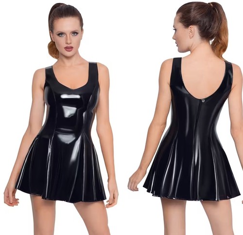 Black level lack kleid - black,