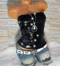 Pailletten Top Partytop