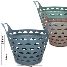 Flexibler Korb Wäsche Flaschen Garten Plastik Flexi Futter Eimer 14 / 30 L