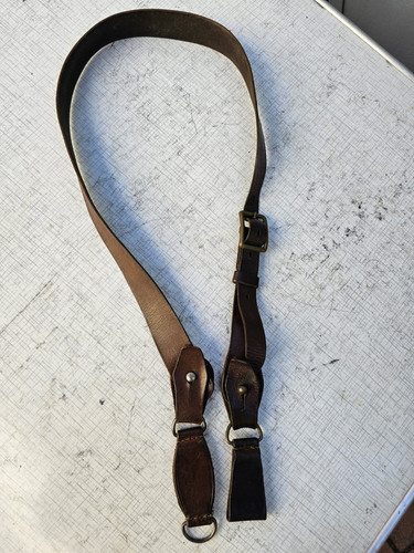 Brauner leder trageriemen - brauner, leder-trageriemen