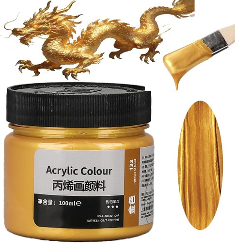 Acrylfarbe gold set 100ml - gold, set,100ml