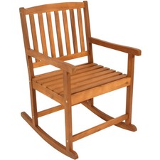 Schaukelstuhl Holz Akazie