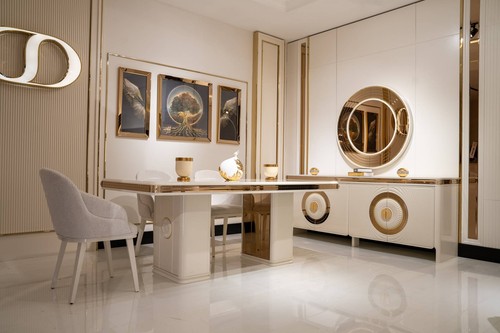 Elegantes esszimmer set - elegantes,