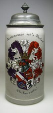 Studentika. Markomannia Berlin. Bierkrug. 1 Liter