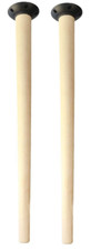 2x Tischbein Buche Holz schräg-stellbar Tischfuß Natur Bein Tisch 690 mm Set