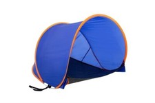Strandmuschel, POP-UP, Blau mit Aufbewahrungstasche  145x110x105cm