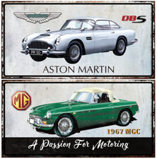 Sammlung von 2 Aston Martin MG