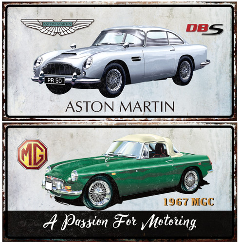 Sammlung von aston martin mg - von, 2