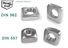 Vierkantmuttern DIN 562 / DIN