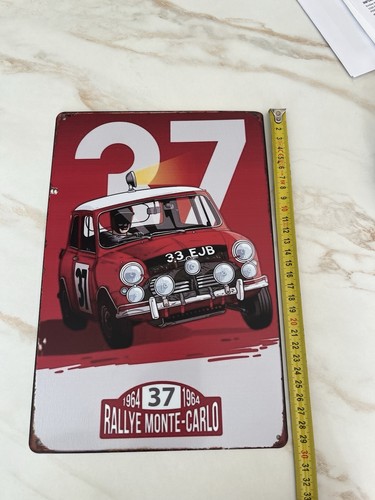 Blechschild mini cooper - mini,
