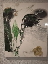 Abstraktes Bild Auf Leinwand