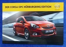 Opel Corsa OPC Nürburgring Edition MJ 2011 - Hochglanz Prospekt Brochure 04.2011