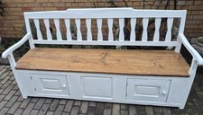 Antike Bank Sitzbank Holzbank