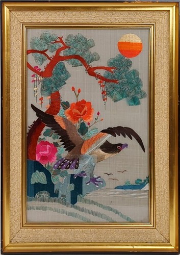 Chinesisches seide bild - chinesisches,