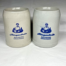2 German Beer Stein Mugs