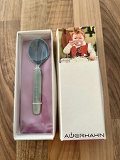 Vintage | Auerhahn | Babylöffel | Edelstahl | Aufdruck „Mein erster Löffel“