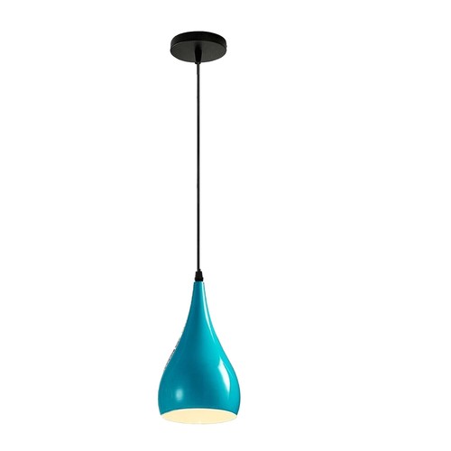 Modern pendelleuchte blau e27 - pendelleuchte,