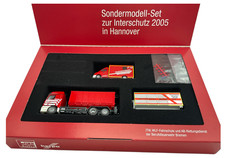 Herpa H0 Sondermodell-Set Interschutz 2005 Feuerwehr Bremen ITW WLF AB-RD selten