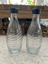 2x Glasflaschen Glaskaraffen