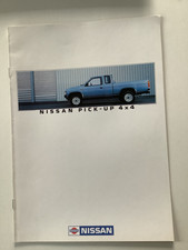 Prospekt Nissan Pick-up 4x4 01/1986
