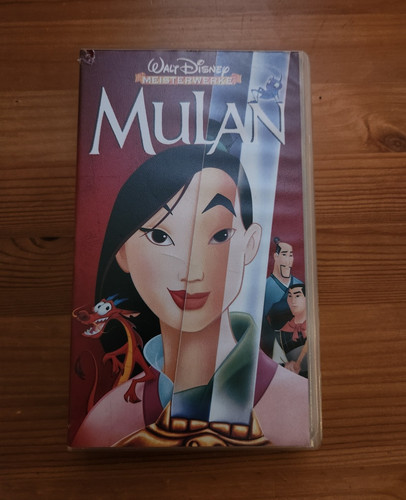 Mulan vhs walt disney - mulan,