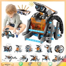 12-in-1 STEM-Bausatz mit Solarpanel Kreatives Lernspielzeug für Schule & Zuhause