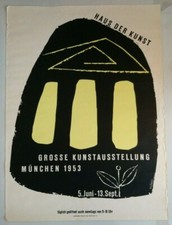 1953 DIN A1 Haus d. Kunst