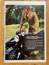 Cricketeer BMW Motorrad Gespann Beiwagen Original 1968 Vintage Advert Werbung