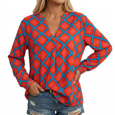 Aniston Damen Bluse Tunika Rot
