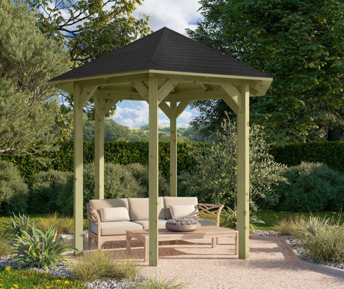 Pavillon holz gartenpavillon - holz,