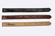 Off Billet - US Leder - 3 Farben Sattelgurt für Westernsattel
