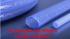 PVC Gewebeschlauch Druckluftschlauch Wasserschlauch PVC Schlauch ab D4mm L wähl