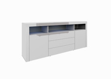 Sideboard 166cm Kommode Weiß