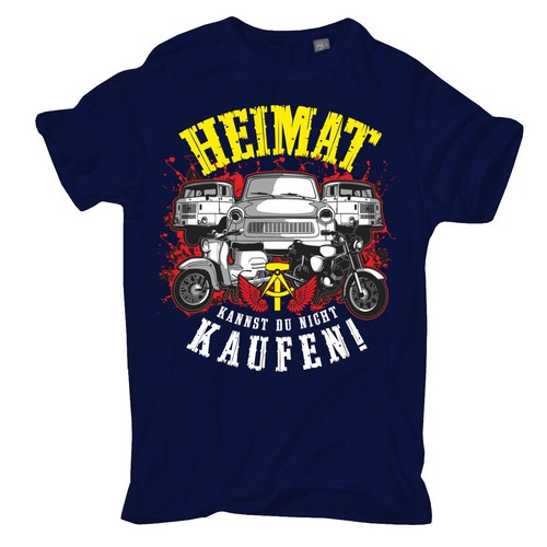 Shirt ddr heimat - heimat, liebe