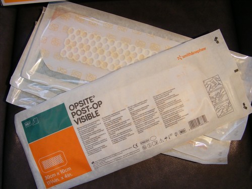 Opsite post visible 10x30cm - opsite, post-op