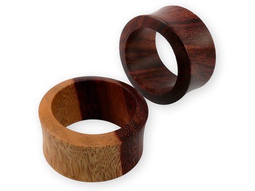 Holz flesh tunnel ohr - holz,