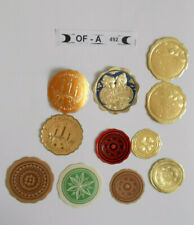 11 alte Siegelmarken /